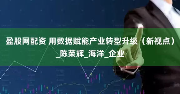 盈股网配资 用数据赋能产业转型升级（新视点）_陈荣辉_海洋_企业