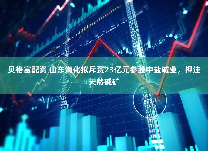贝格富配资 山东海化拟斥资23亿元参股中盐碱业，押注天然碱矿