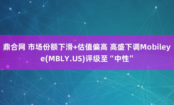 鼎合网 市场份额下滑+估值偏高 高盛下调Mobileye(MBLY.US)评级至“中性”